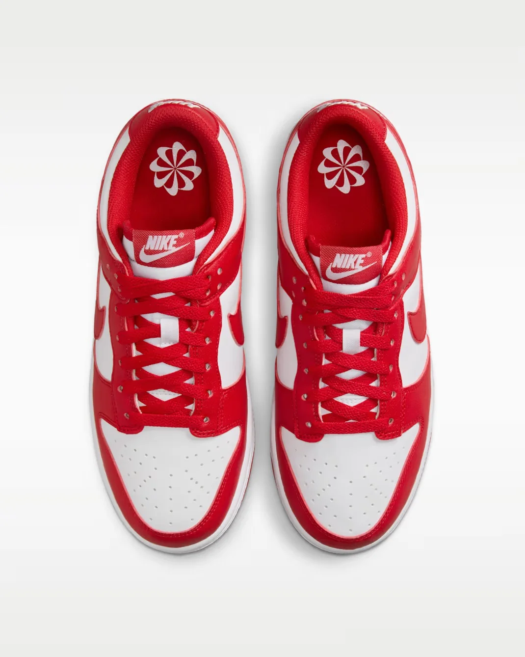 Nike Dunk Low Next Nature DD1873-116 - buty biało-czerwone - obrazek 4