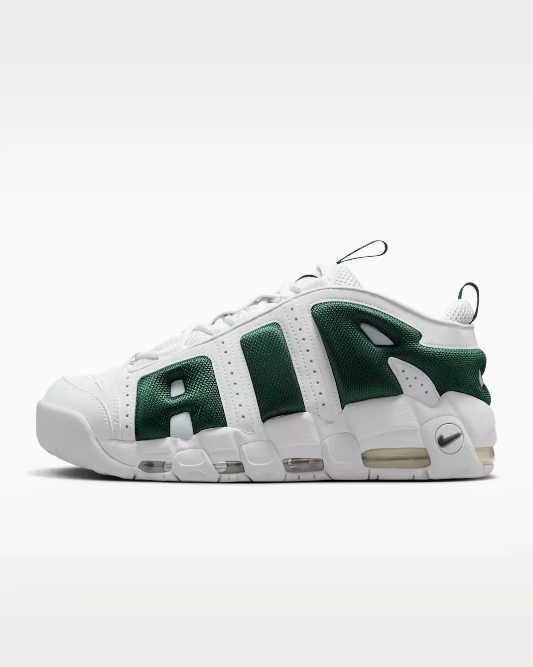 Nike Air More Uptempo Low FZ3055-102 - buty biało-zielone