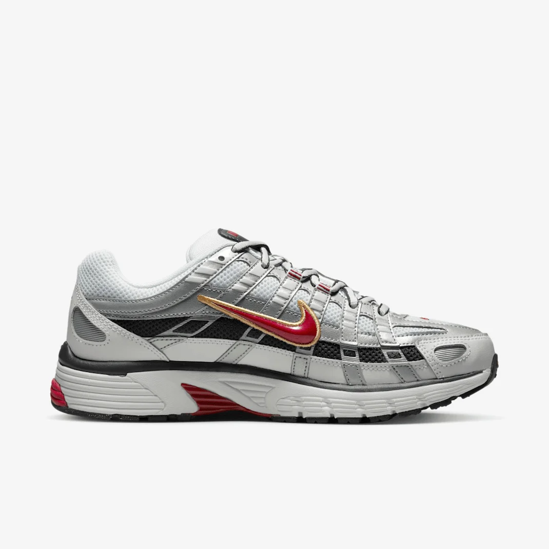 Nike P 6000 BV1021-101 - buty biało-srebrne - obrazek 3