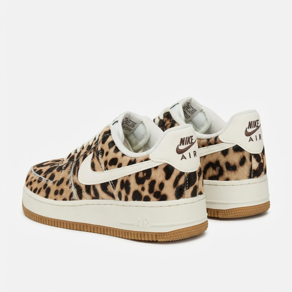 Nike Air Force 1 '07 Leopard Print IB7695-200 - buty panterkowe - obrazek 8