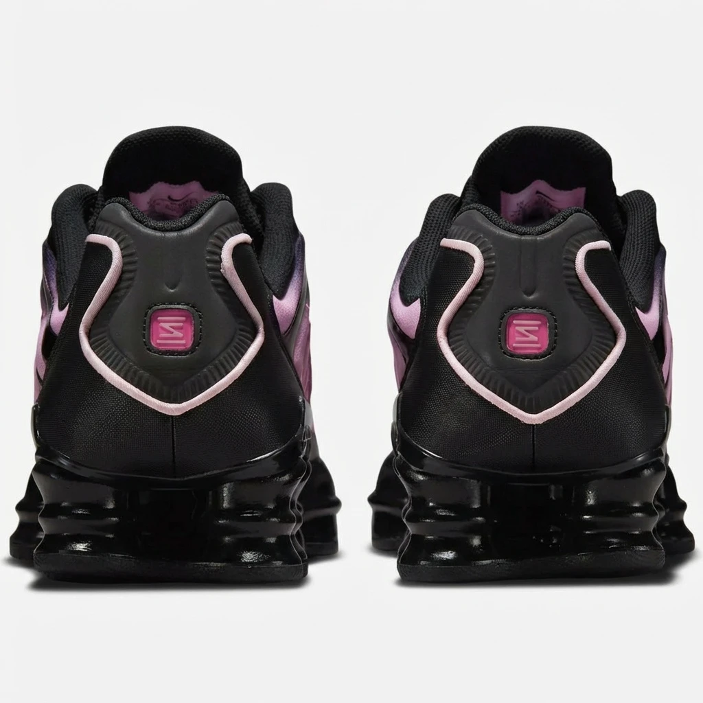 Nike Shox TL IH4485-001 - buty czarno-różowe - obrazek 9