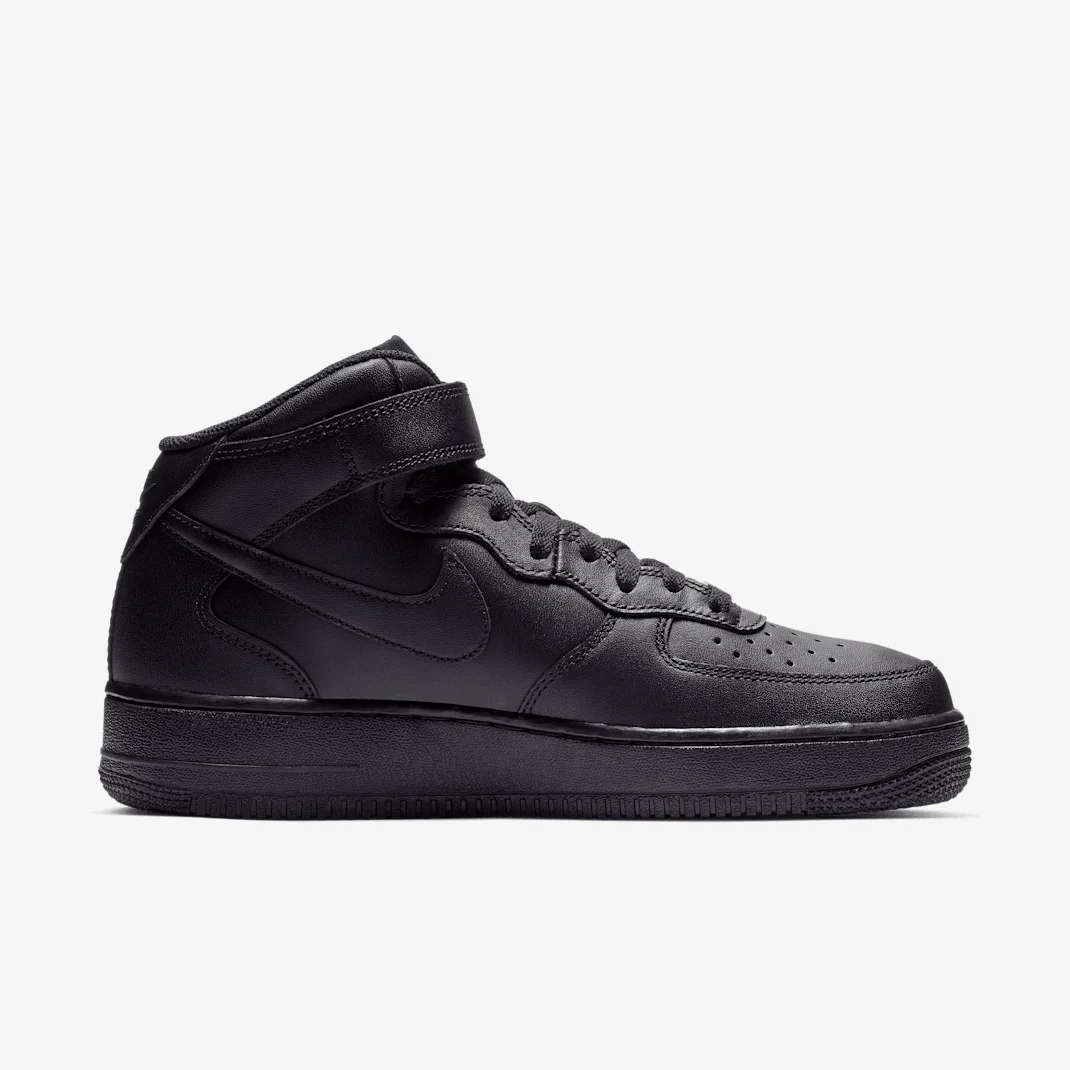 Nike Air Force 1 Mid 07 CW2289-001 - buty czarne - obrazek 3