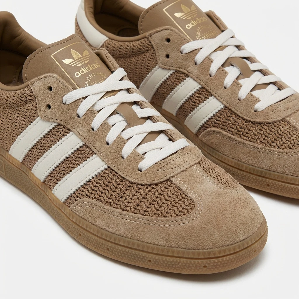 Adidas Samba OG Cardboard IG1379 - buty brązowo-beżowe - obrazek 2
