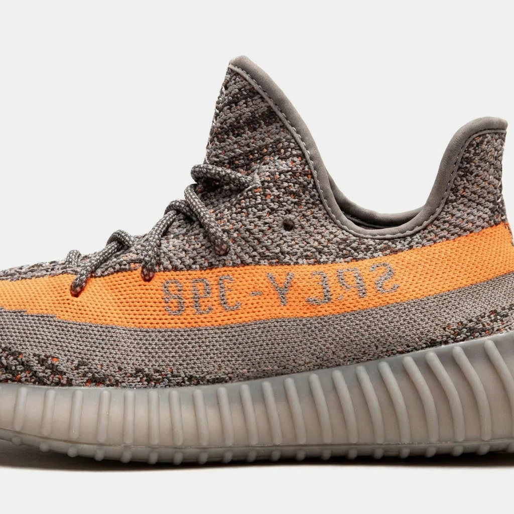 Adidas Yeezy Boost 350 V2 Beluga Reflective GW1229 - buty szaro-pomarańczowe - obrazek 8