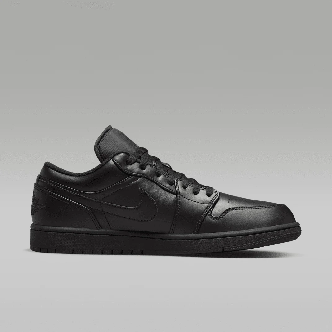 Nike Air Jordan 1 Low 553558-093 - buty czarne - obrazek 3