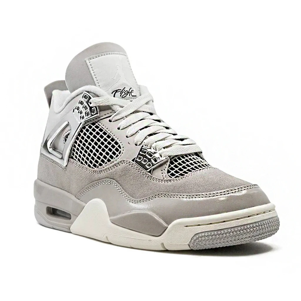 Nike Air Jordan 4 Retro Frozen Moments AQ9129-001 - buty szaro-srebrne - obrazek 2