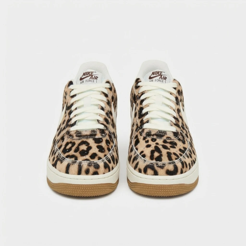 Nike Air Force 1 '07 Leopard Print IB7695-200 - buty panterkowe - obrazek 3