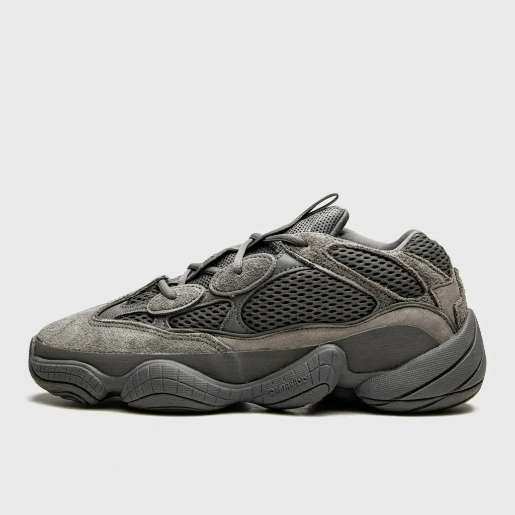 Adidas Yeezy 500 Granite GW6373 - buty grafitowe - obrazek 2