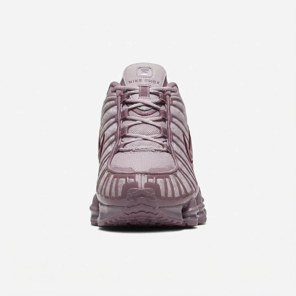 Nike Shox TL AR3566-200 - buty beżowo-bordowe - obrazek 4