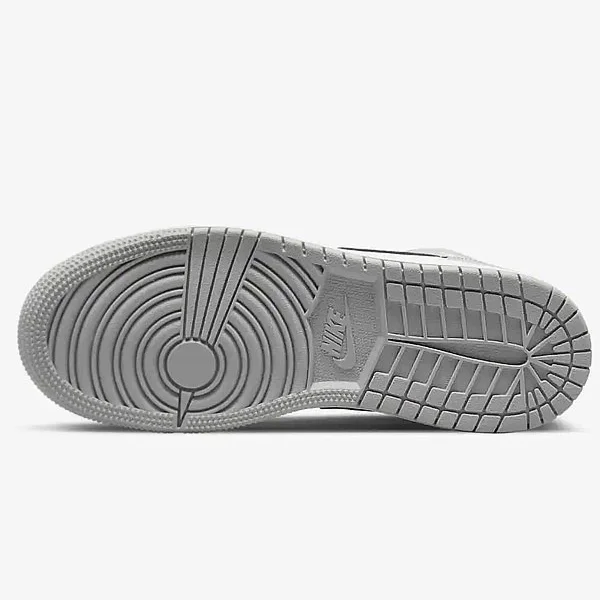Nike Air Jordan 1 Mid 554724-078 - buty szaro-białe - obrazek 4