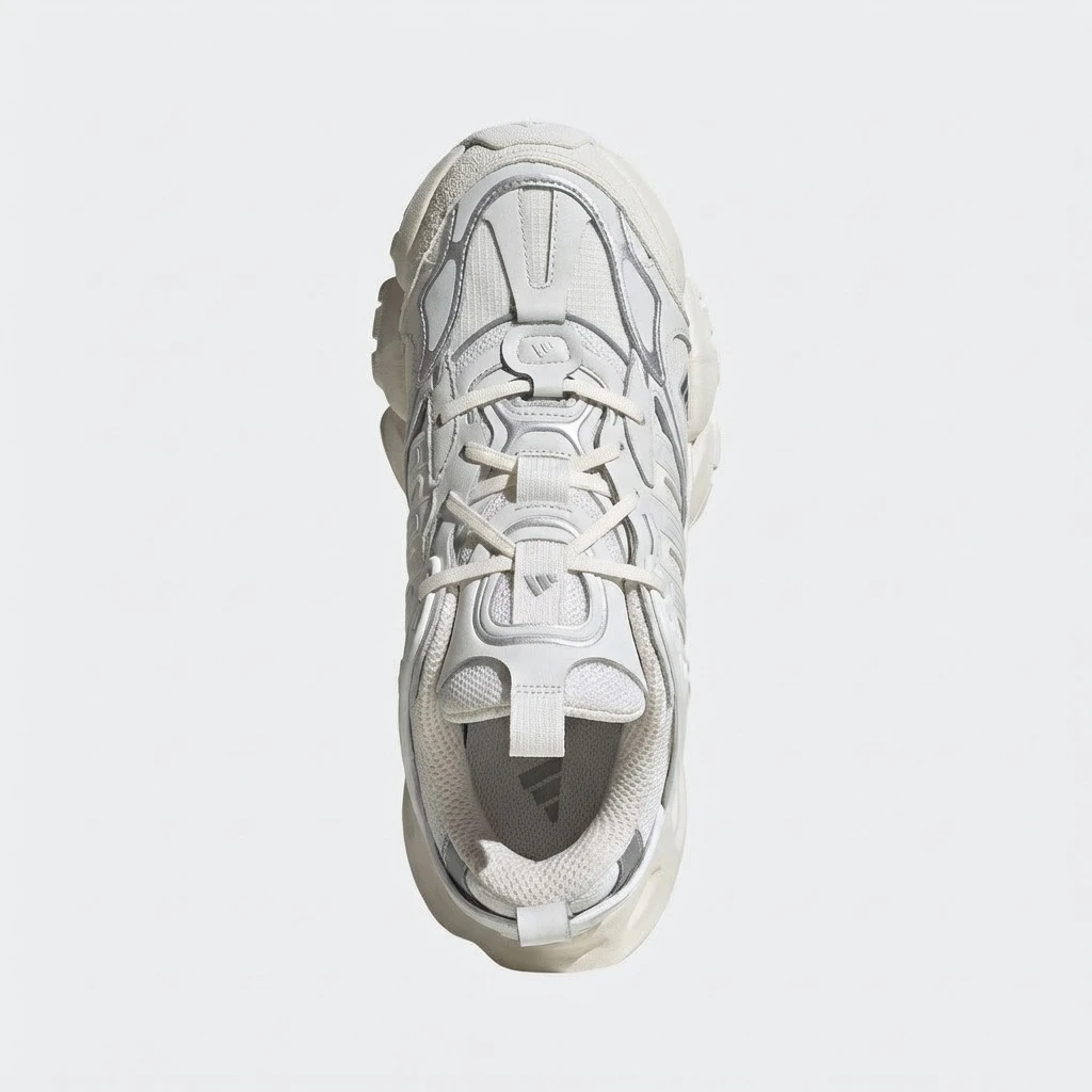 Adidas XLG Runner Deluxe IH7795 - buty biało-srebrne - obrazek 6