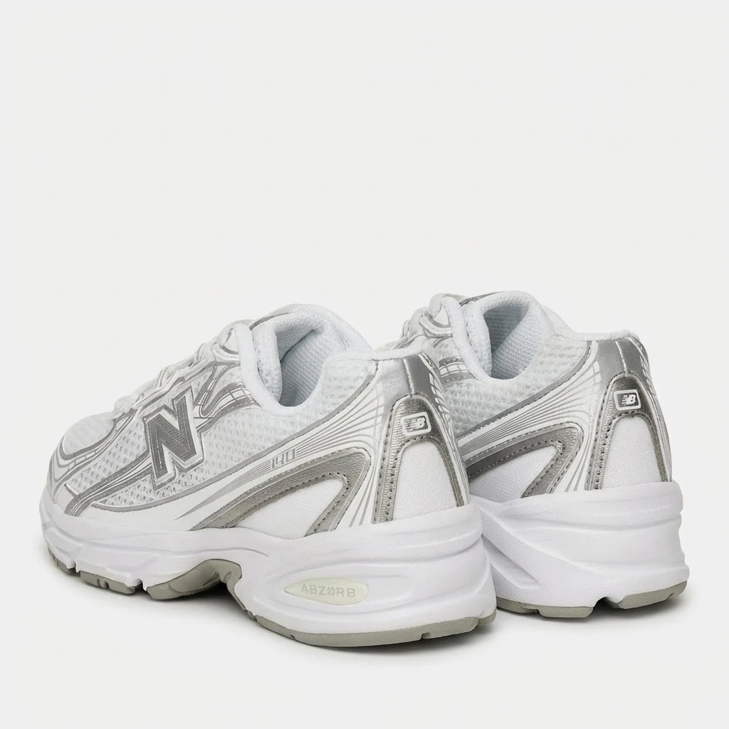 New Balance 740 Lace GR740WM - buty biało-srebrne - obrazek 7