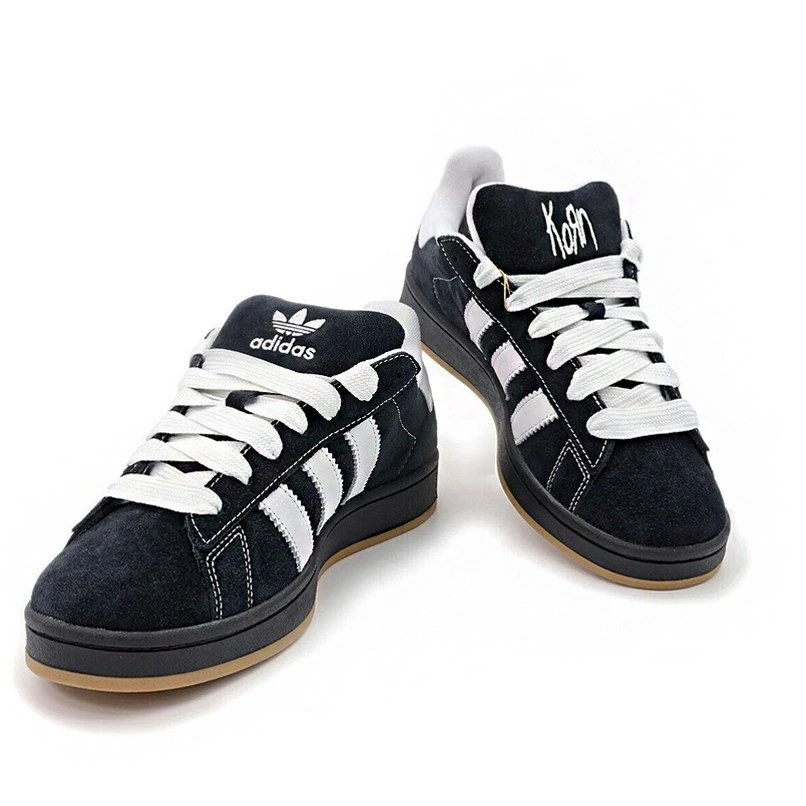 Adidas Campus 00s x KoRn IG0792 - buty czarno-białe - obrazek 2