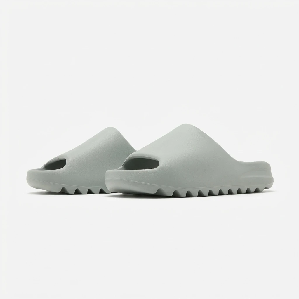 Adidas Yeezy Slide Salt ID5480 - klapki szare - obrazek 9