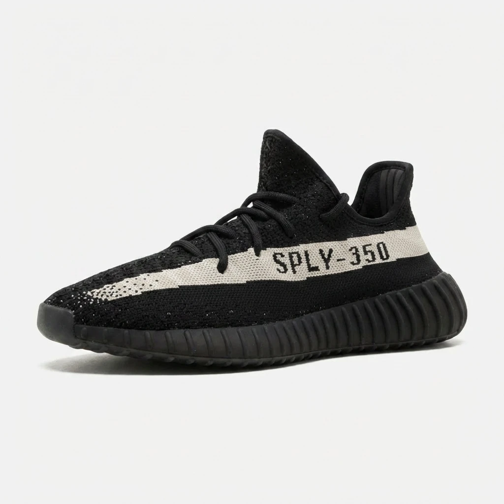 Adidas Yeezy Boost 350 V2 Core Black White BY1604 - buty czarno-białe