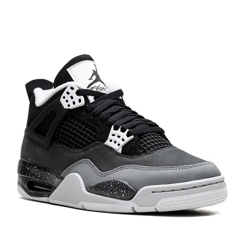 Nike Air Jordan 4 Retro Fear 626969-030 - buty czarno-szaro-białe - obrazek 2