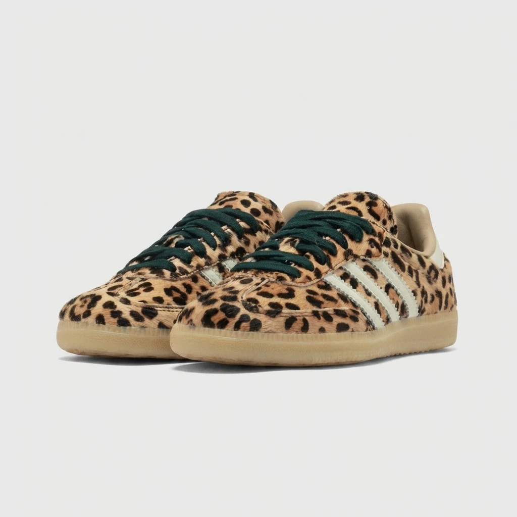 Adidas Samba OG Leopard Print KI6674 - buty panterkowe - obrazek 2