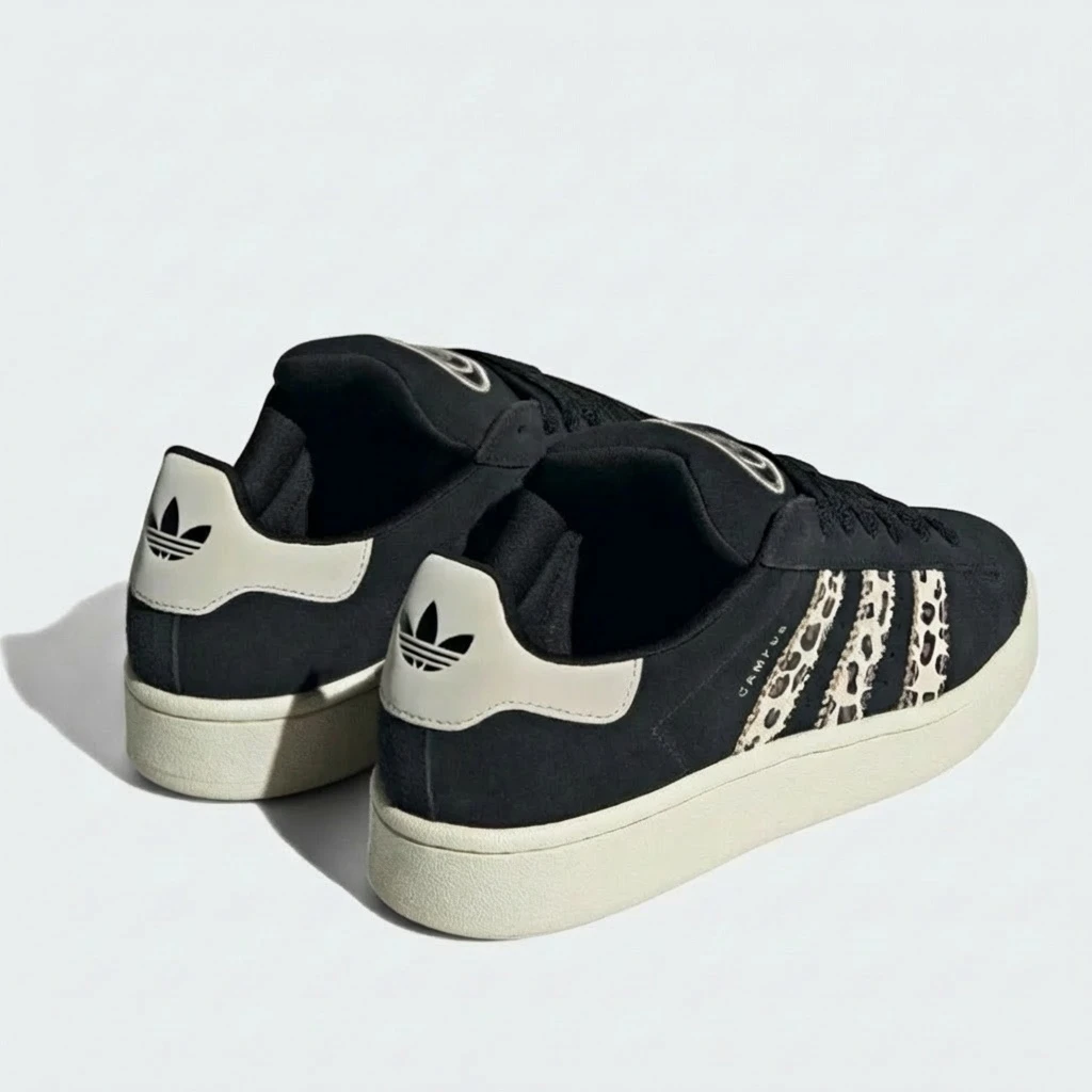 Adidas Campus 00s Black Leopard ID7039 - buty czarno-panterkowe - obrazek 2