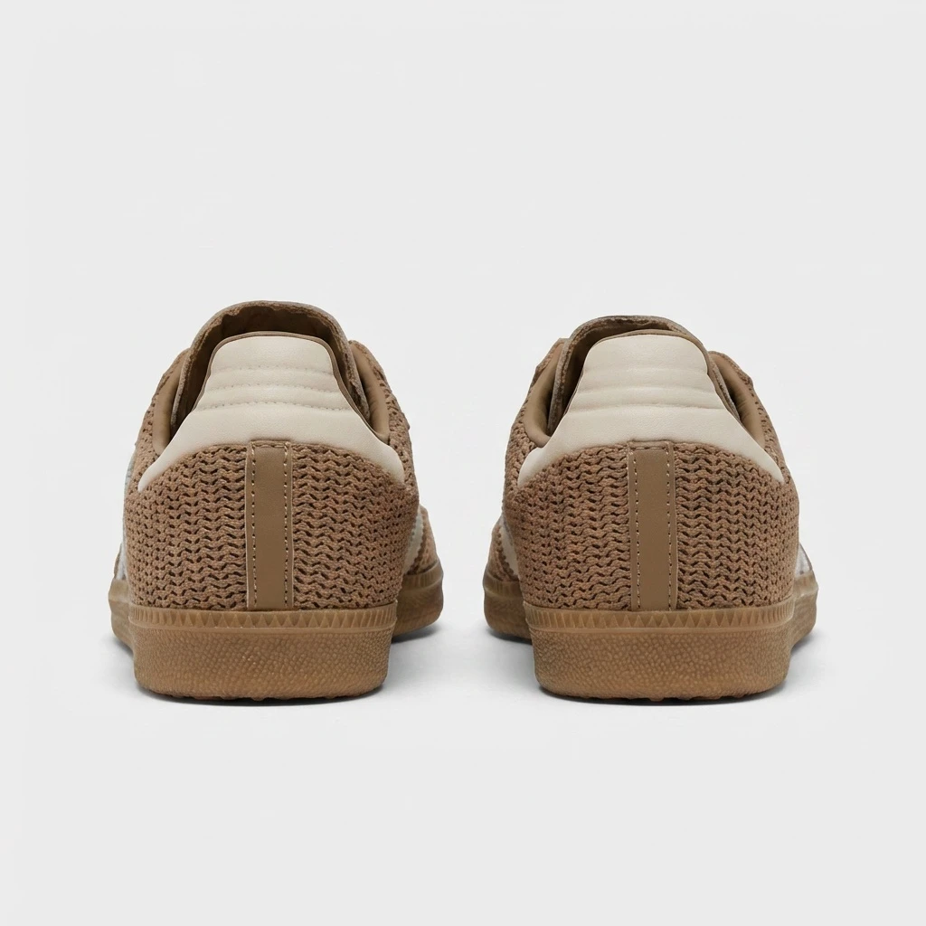 Adidas Samba OG Cardboard IG1379 - buty brązowo-beżowe - obrazek 3