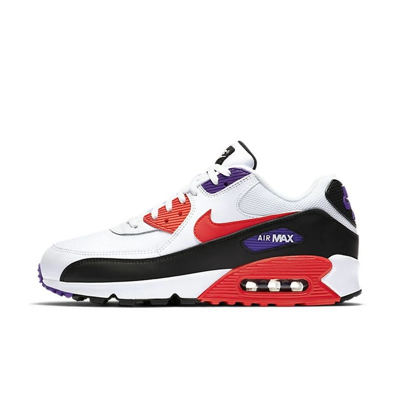 Nike Air Max 90 Essential Raptors AJ1285-106 - buty biało-czerwono-fioletowo-czarne