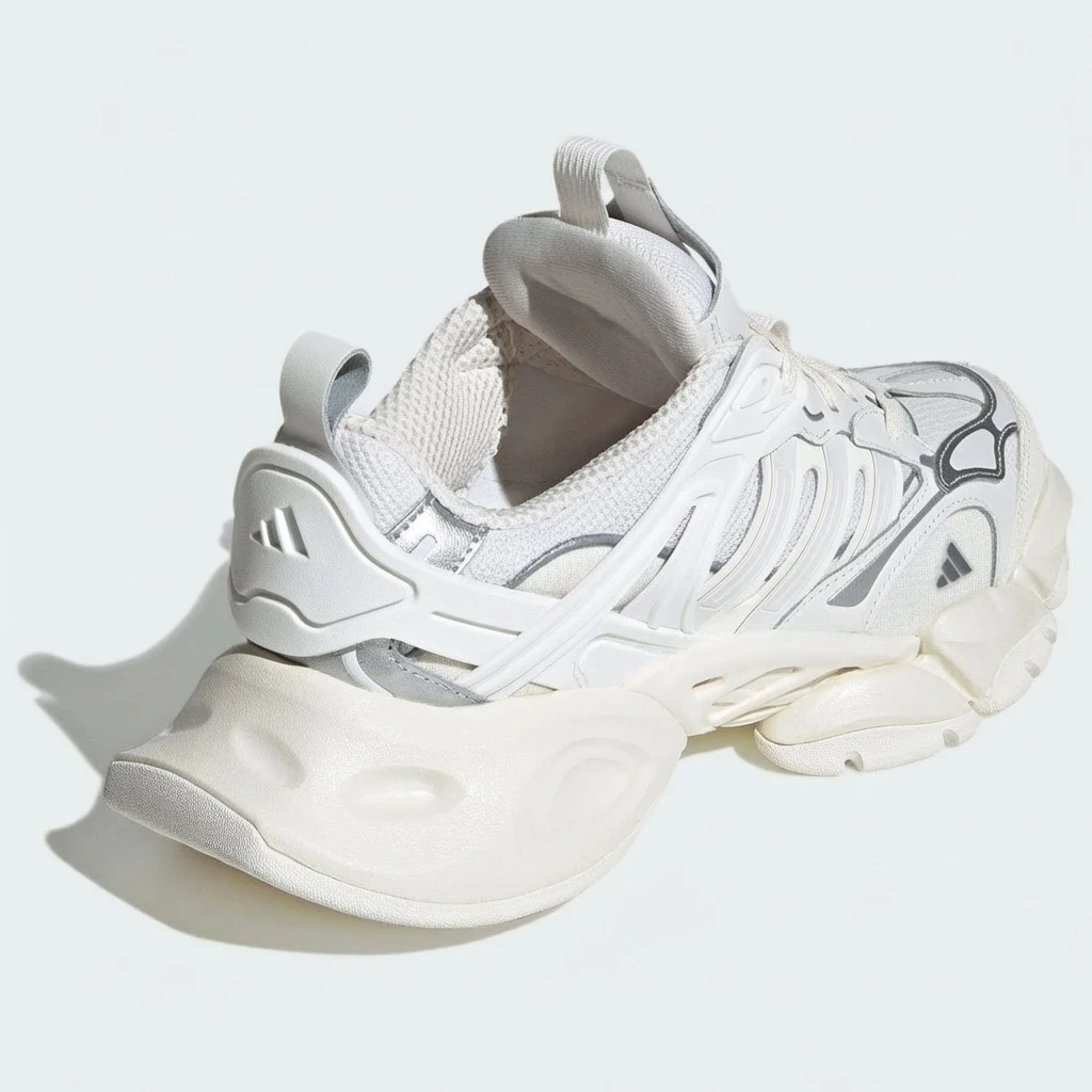 Adidas XLG Runner Deluxe IH7795 - buty biało-srebrne - obrazek 4