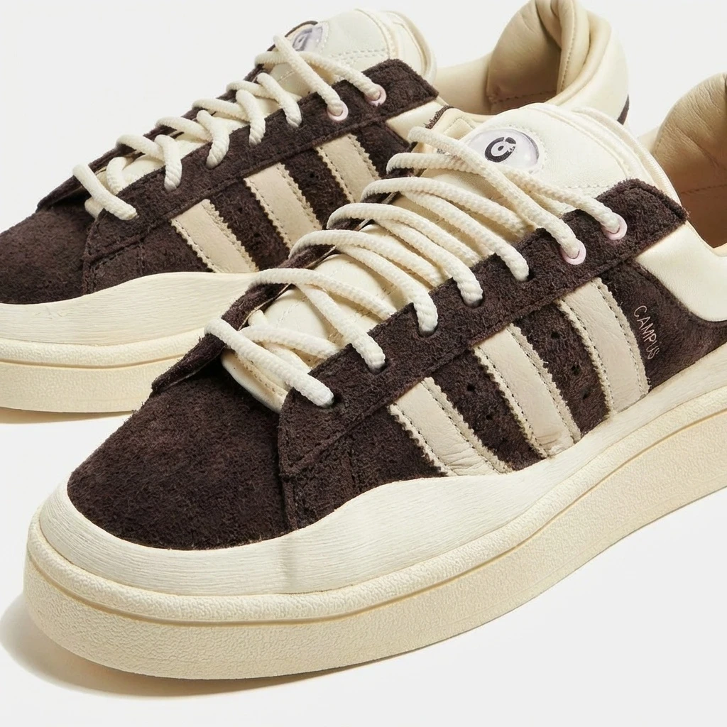 Adidas Campus Bad Bunny The Last Campus ID2534 - buty brązowo-beżowo-różowe - obrazek 4
