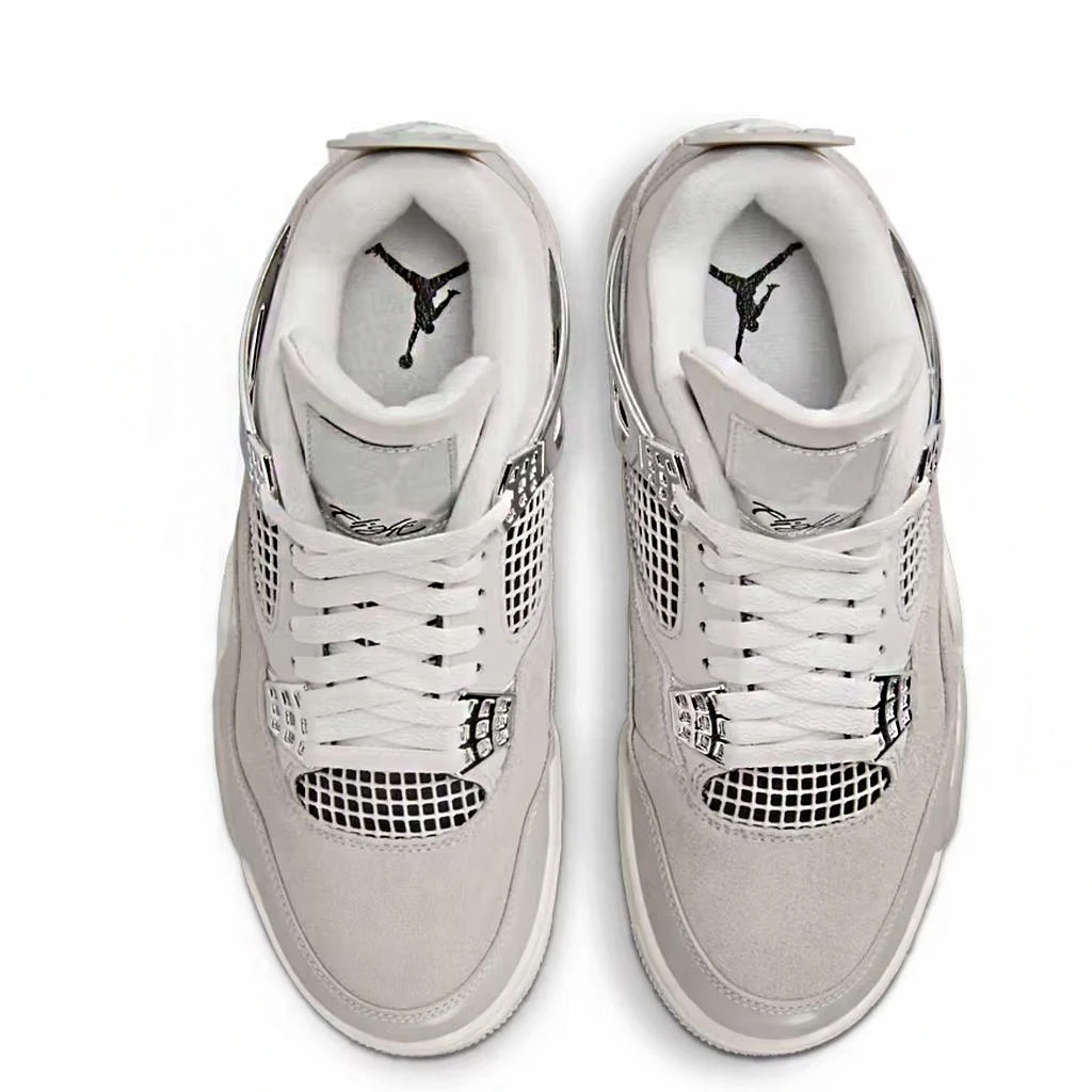 Nike Air Jordan 4 Retro Frozen Moments AQ9129-001 - buty szaro-srebrne - obrazek 5