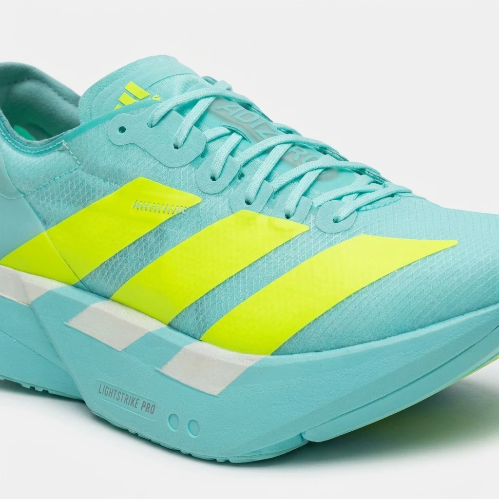 Adidas Adizero Adios Pro 4 JR1251 - buty turkusowo-żółte - obrazek 5