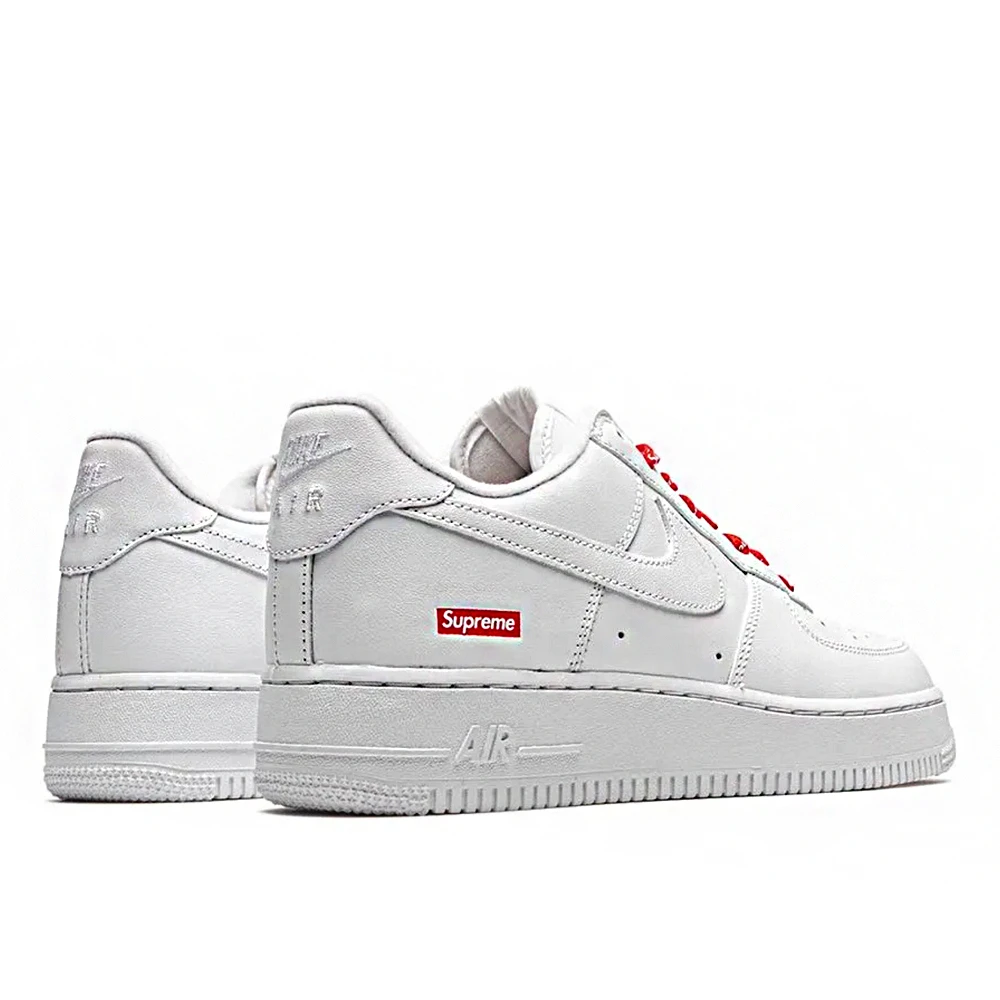 Nike Air Force 1 Low x Supreme CU9225-100 - buty białe - obrazek 2