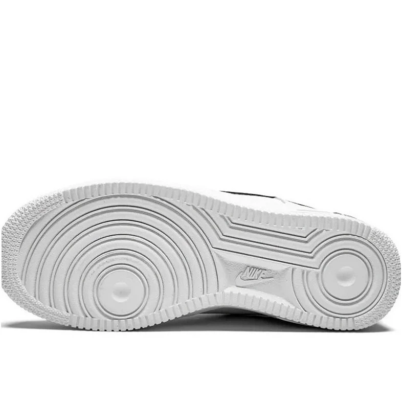 Nike Air Force 1 Low '07 LV8 Utility AJ7747-100 - buty biało-czarno-żółte - obrazek 4
