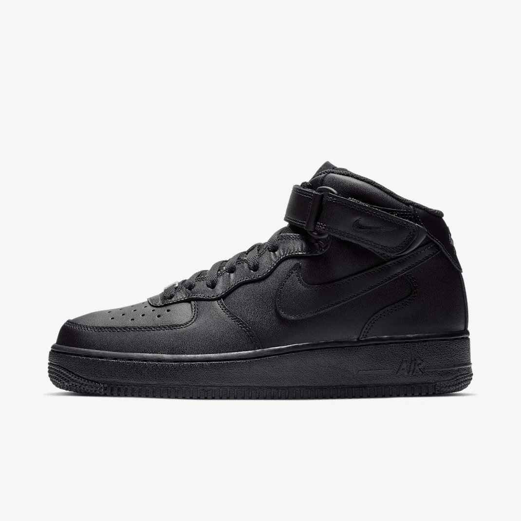 Nike Air Force 1 Mid 07 CW2289-001 - buty czarne
