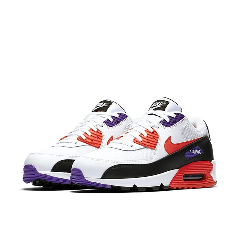 Nike Air Max 90 Essential Raptors AJ1285-106 - buty biało-czerwono-fioletowo-czarne - obrazek 2