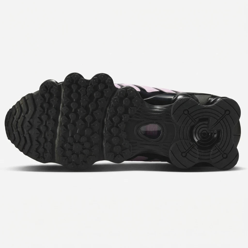 Nike Shox TL IH4485-001 - buty czarno-różowe - obrazek 4