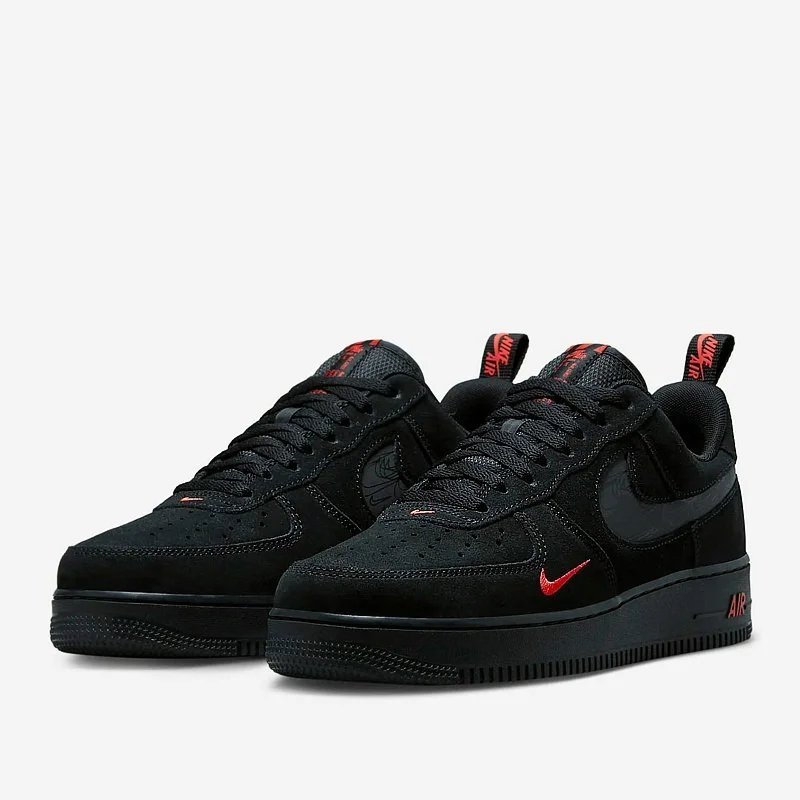 Nike Air Force 1 07 LV8 DZ4514-001 - buty czarne - obrazek 2