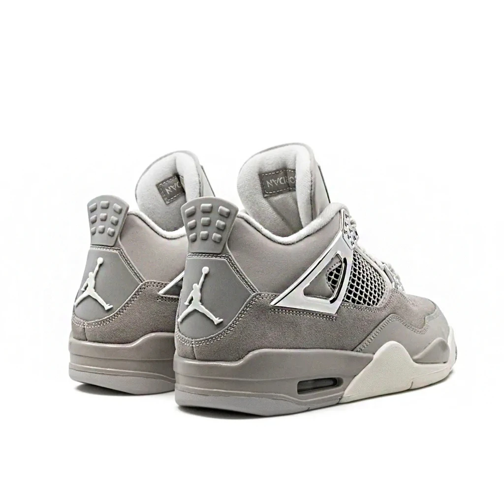 Nike Air Jordan 4 Retro Frozen Moments AQ9129-001 - buty szaro-srebrne - obrazek 3
