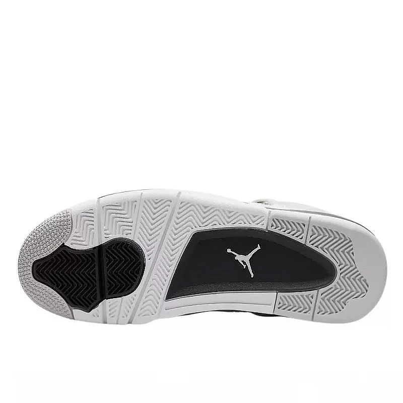 Nike Air Jordan 4 Retro Military 408452-111 - buty białe - obrazek 3