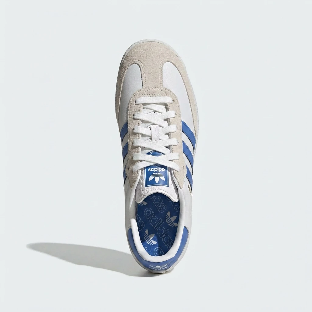 Adidas SL 72 RS JQ9791 - buty biało-niebiesko-czarne - obrazek 8