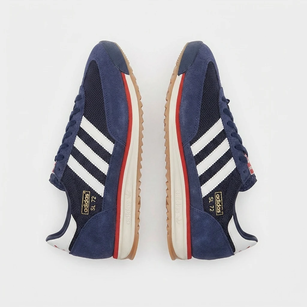 Adidas SL 72 RS JQ9797 - buty granatowe - obrazek 6