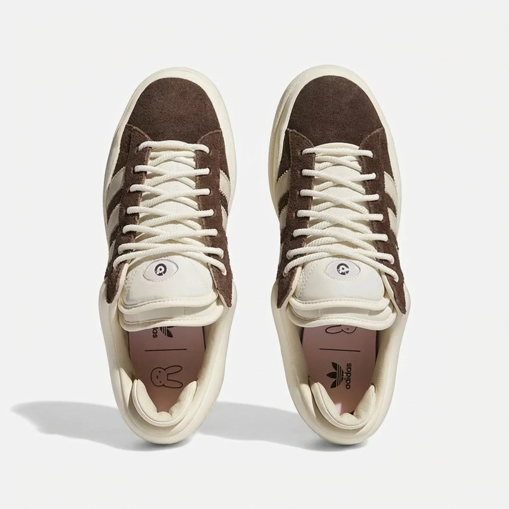 Adidas Campus Bad Bunny The Last Campus ID2534 - buty brązowo-beżowo-różowe - obrazek 6