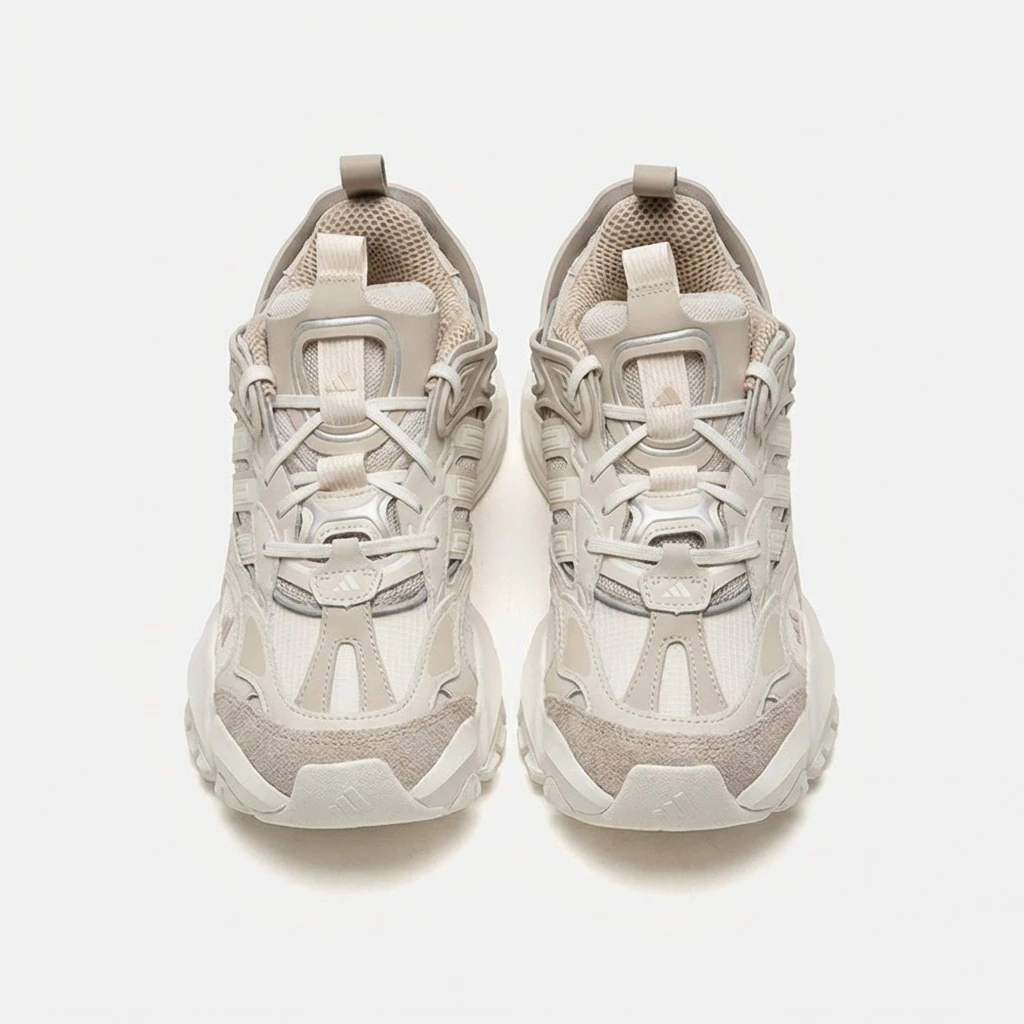Adidas XLG Runner Deluxe IH7799 - buty beżowo-białe - obrazek 5