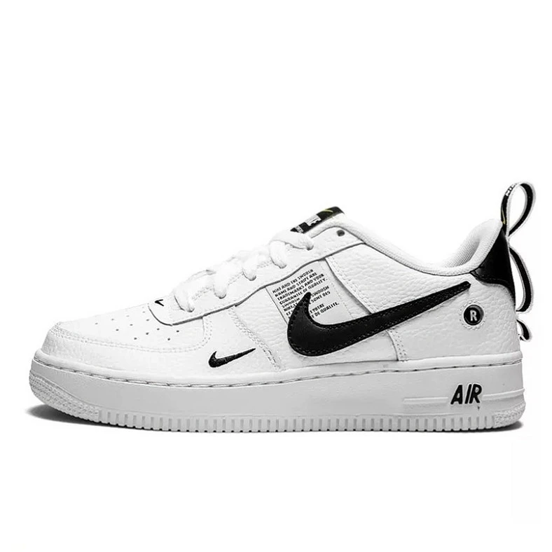 Nike Air Force 1 Low '07 LV8 Utility AJ7747-100 - buty biało-czarno-żółte
