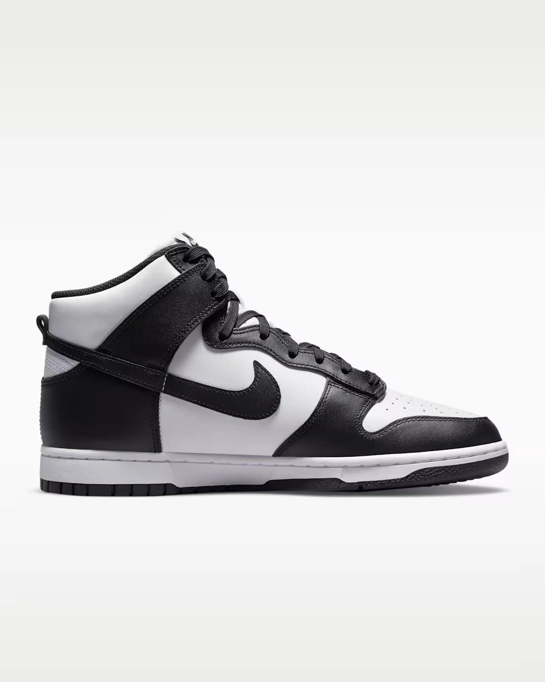 Nike Dunk High Retro DD1399-105 - buty biało-czarne - obrazek 3