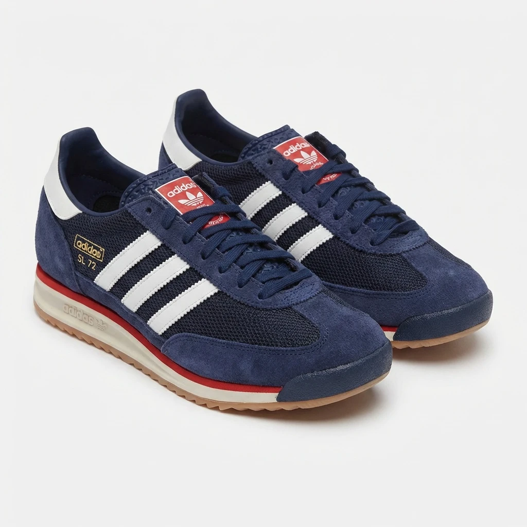 Adidas SL 72 RS JQ9797 - buty granatowe - obrazek 3