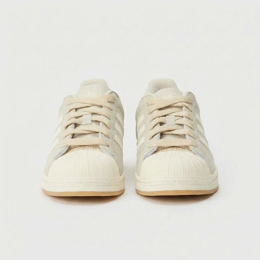Adidas Superstar II IH4145 - buty beżowo-biało-złote - obrazek 2