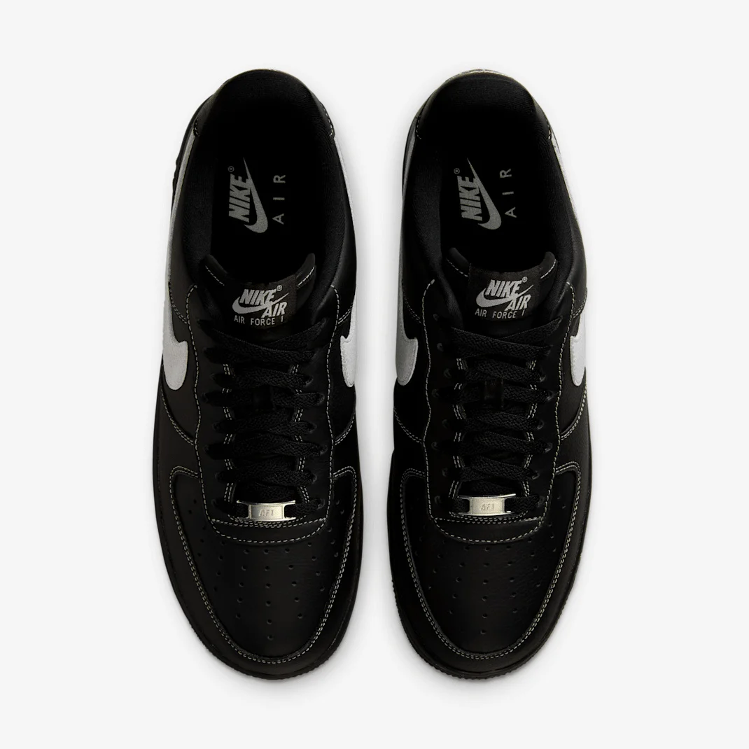 Nike Air Force 1 07 LV8 ESS HQ2037-006 - buty czarne - obrazek 4