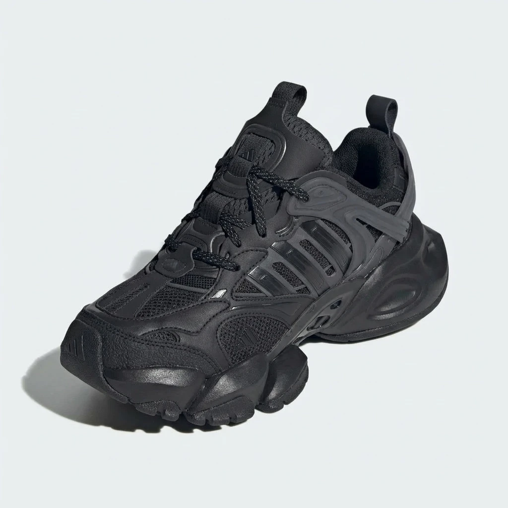 Adidas XLG Runner Deluxe JR3086 - buty czarno-szare - obrazek 4