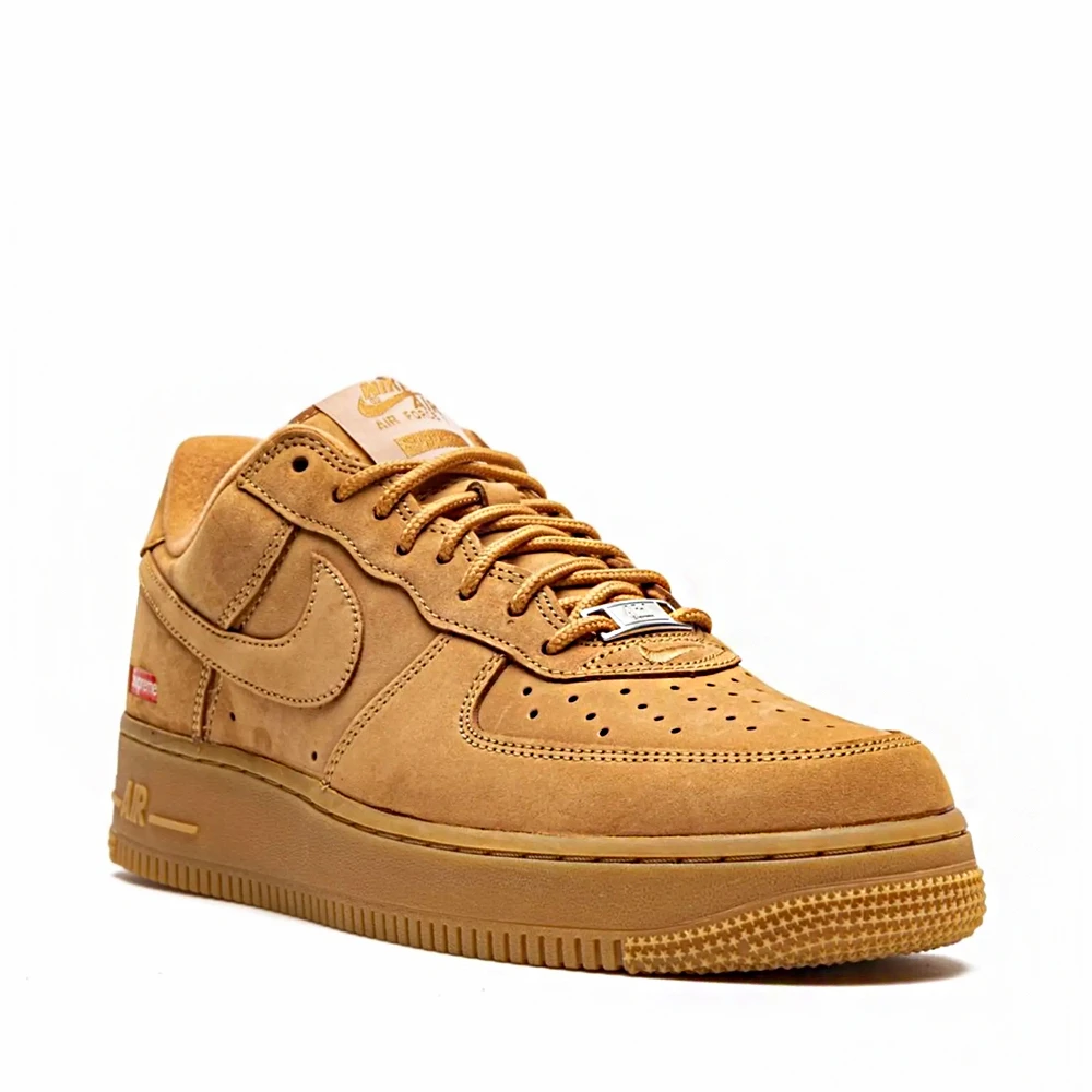 Nike Air Force 1 Low SP x Supreme DN1555-200 - buty brązowe - obrazek 4
