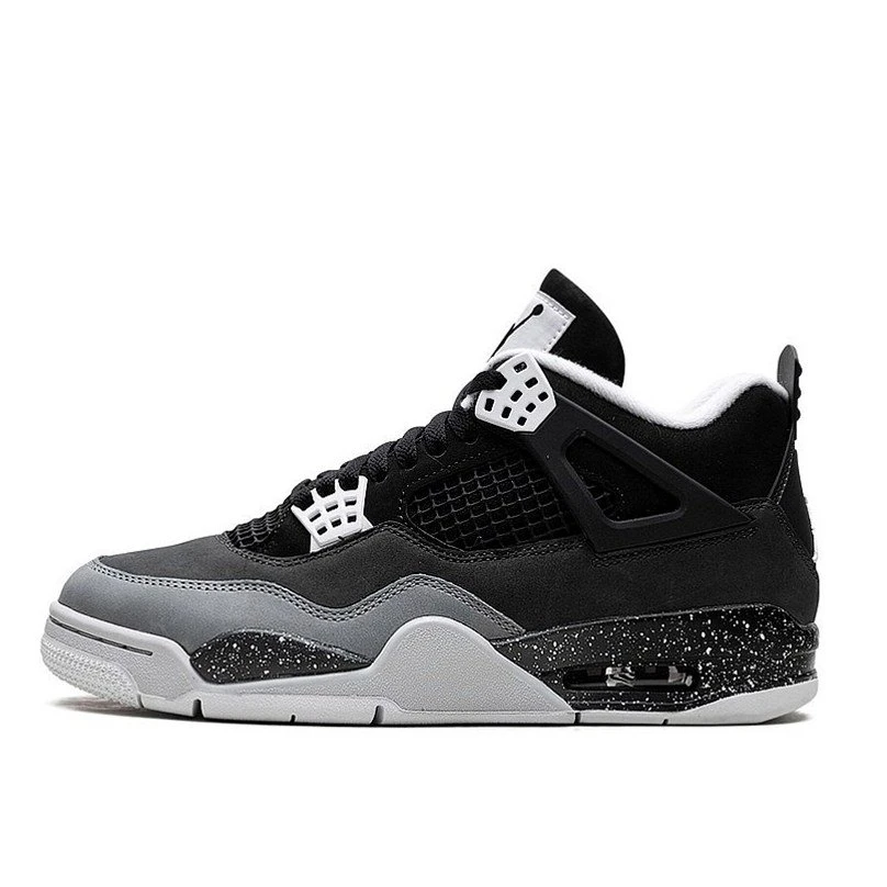 Nike Air Jordan 4 Retro Fear 626969-030 - buty czarno-szaro-białe