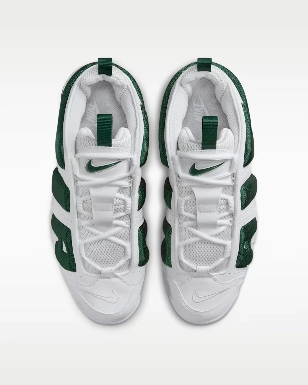 Nike Air More Uptempo Low FZ3055-102 - buty biało-zielone - obrazek 4