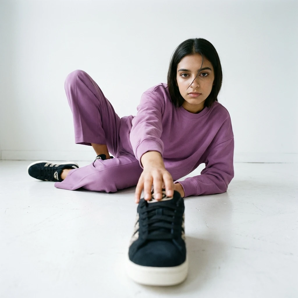 Adidas Campus 00s Black Leopard ID7039 - buty czarno-panterkowe - obrazek 6